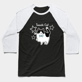 Tuxedo Cat Baseball T-Shirt